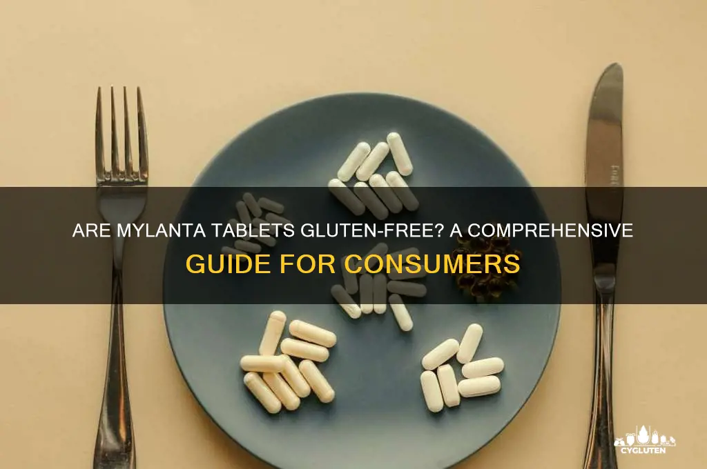 are mylanta tablets gluten free