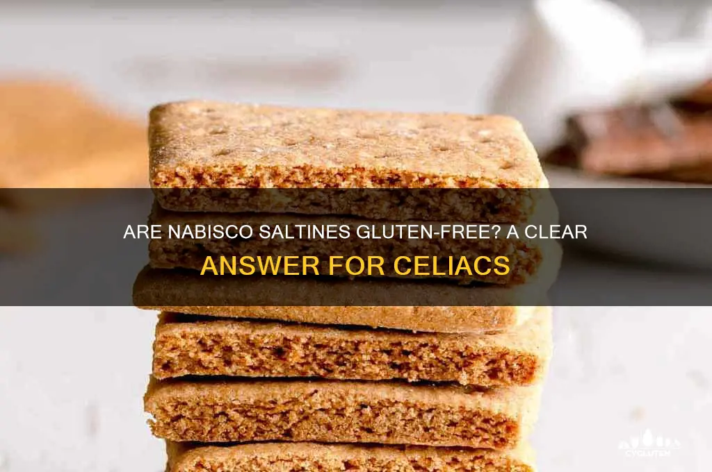 are nabisco saltines gluten free