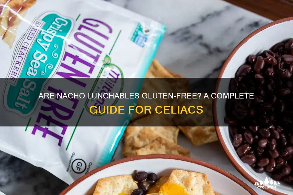 are nacho lunchables gluten free