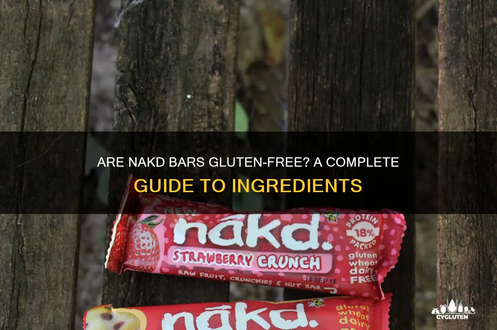 are nakd bars gluten free