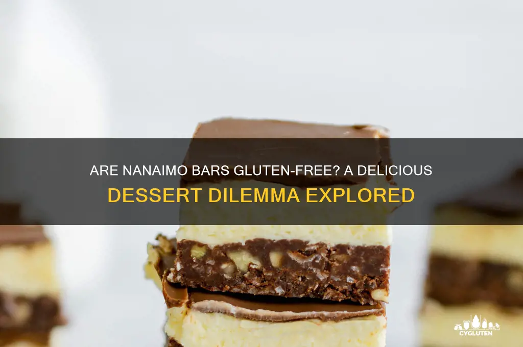 are nanaimo bars gluten free