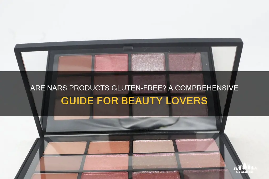 are nars products gluten free