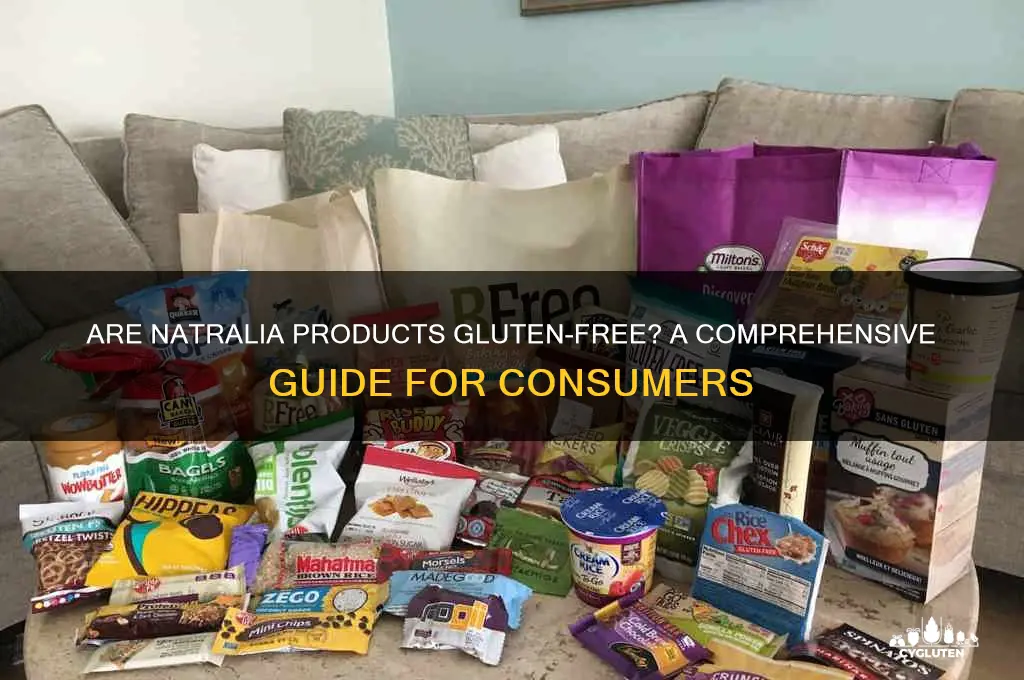 are natralia products gluten free