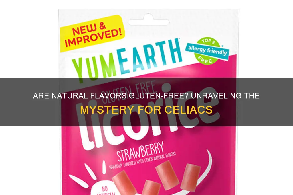 are natural flavors gluten free