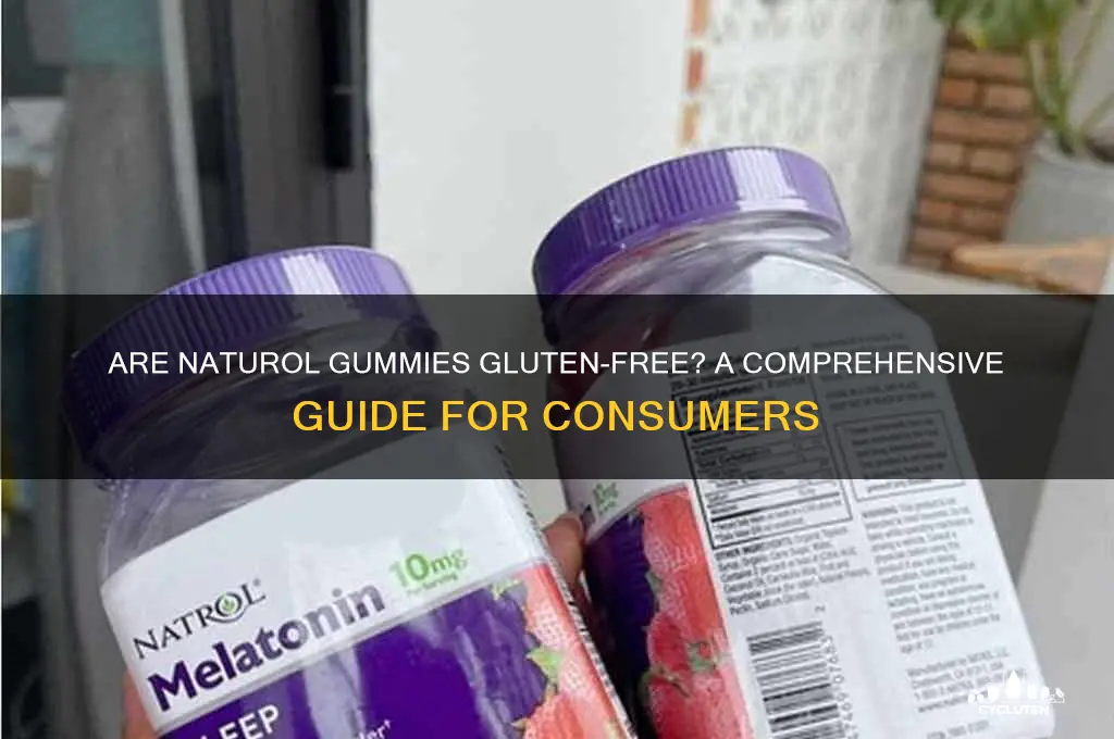 are naturol gummies gluten free