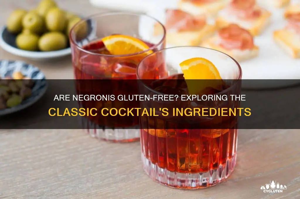 are negronis gluten free