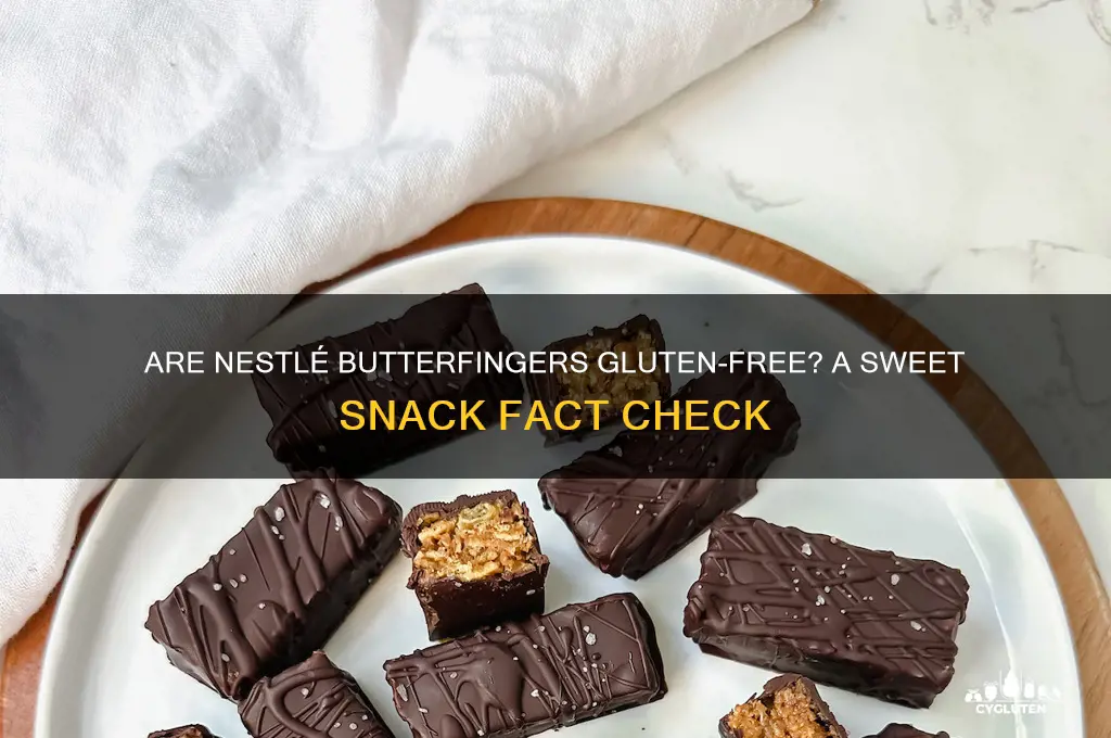are nestle butterfingers gluten free