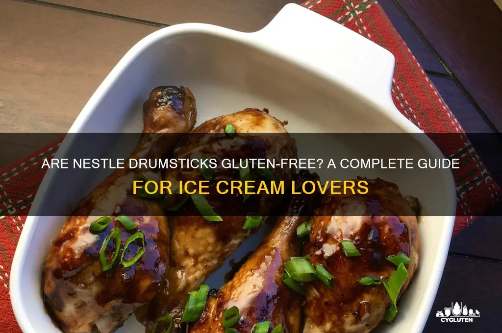 are nestle drumsticks gluten free