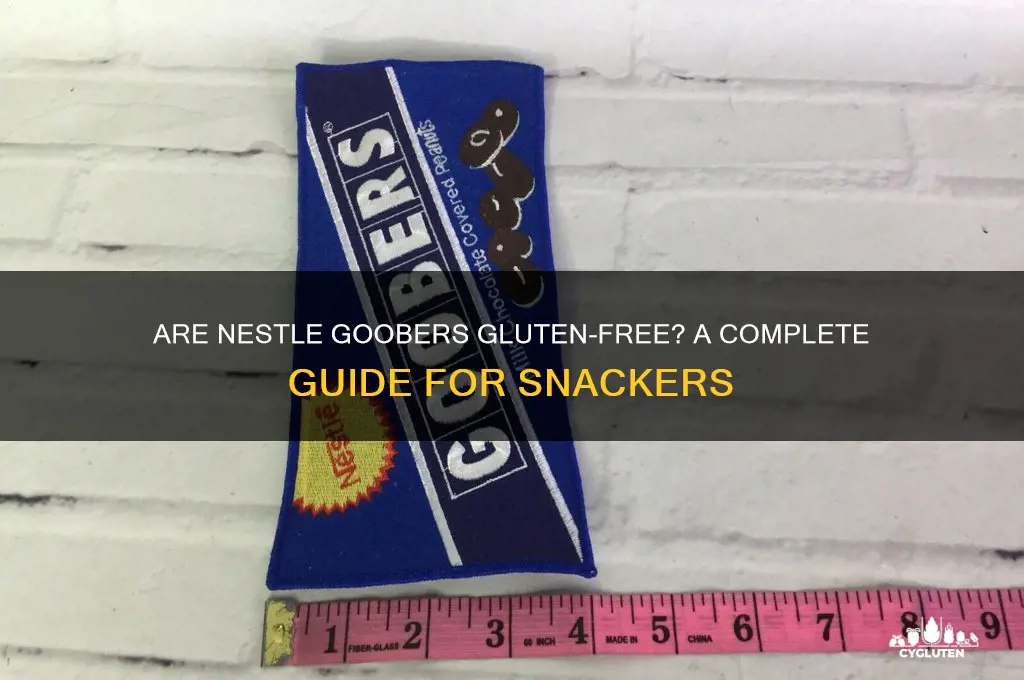 are nestle goobers gluten free