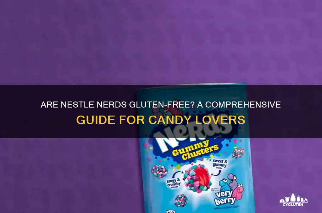 are nestle nerds gluten free