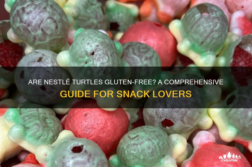 are nestle turtles gluten free