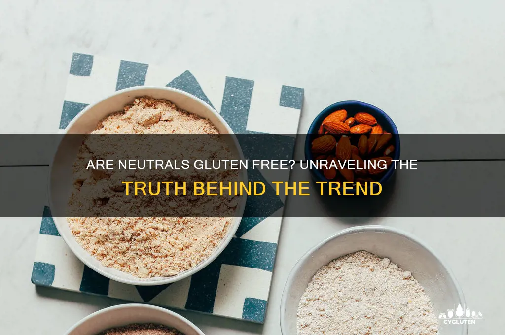 are neutrals gluten free
