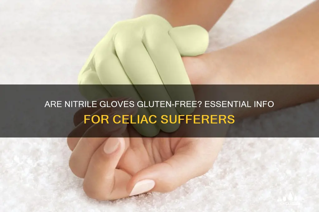 are nitrile gloves gluten free
