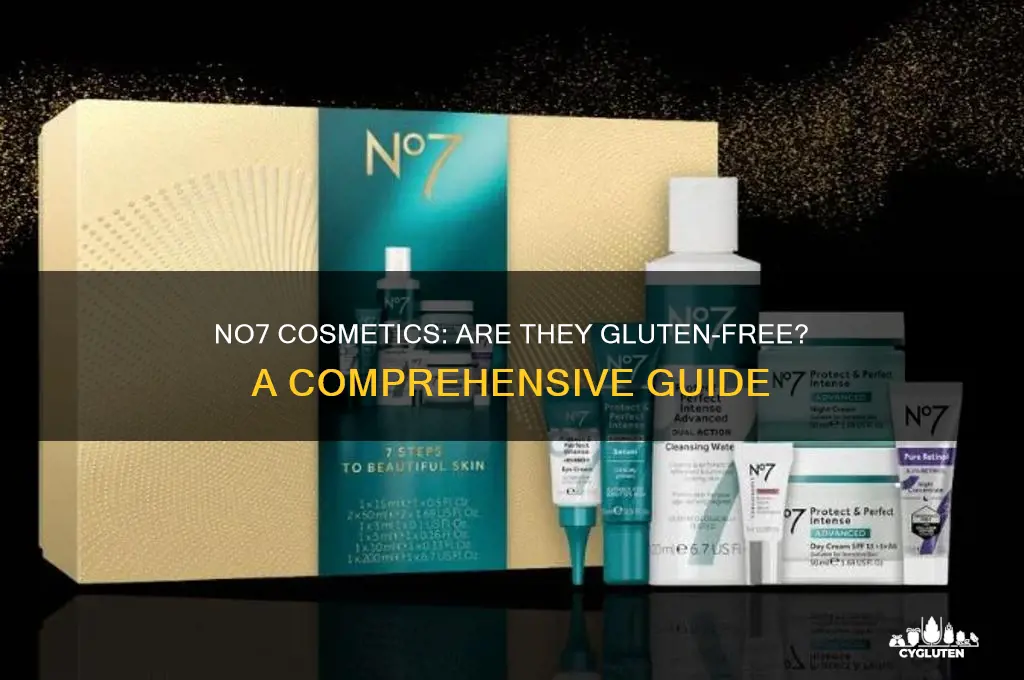 are no7 cosmetics gluten free