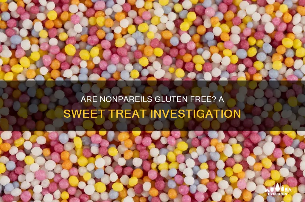 are nonpareils gluten free