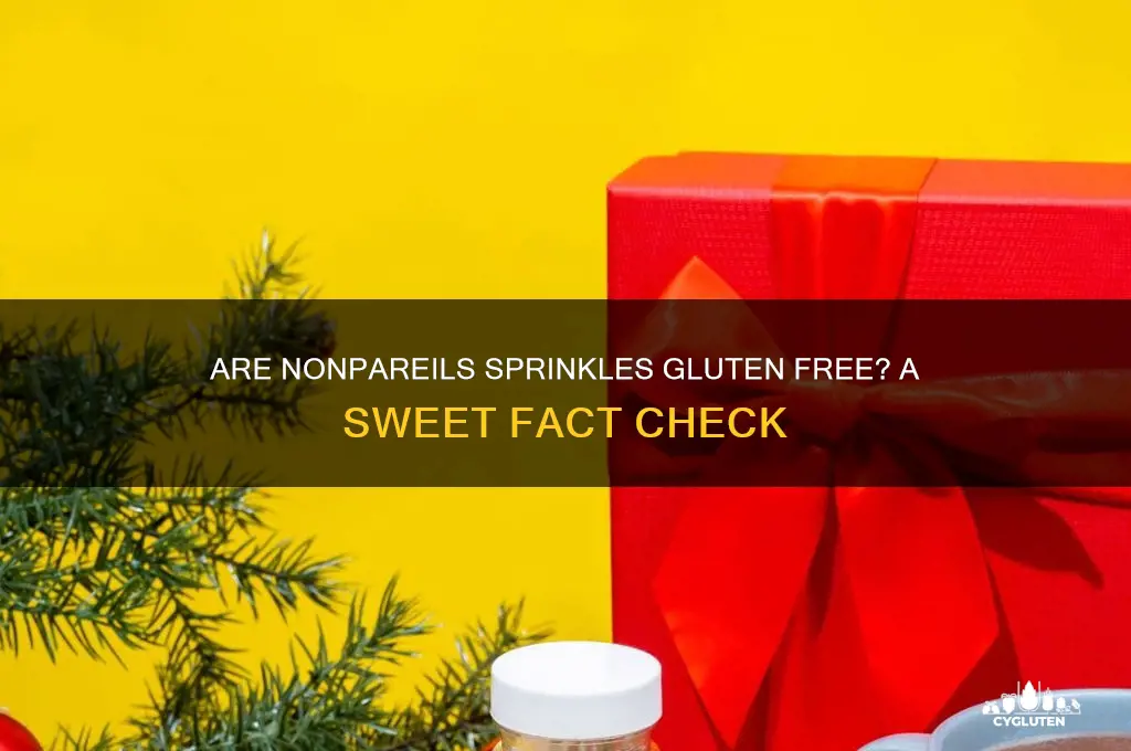 are nonpareils sprinkles gluten free