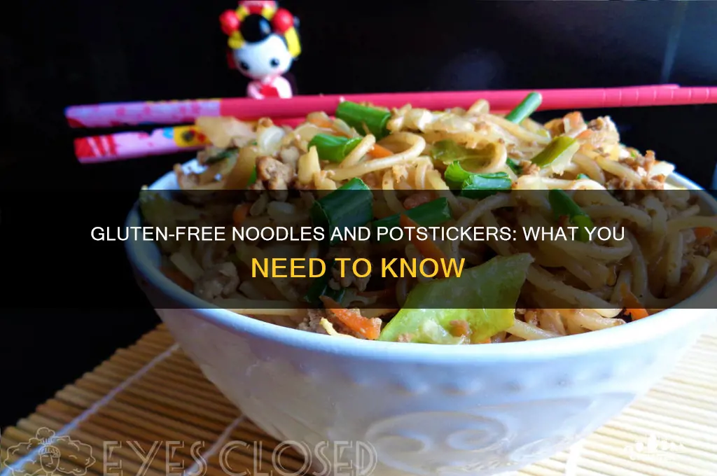 are noodles potstickers gluten free