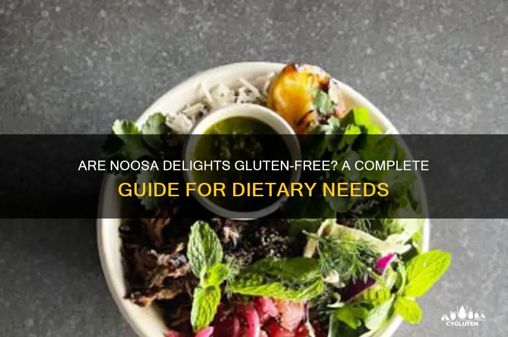 are noosa delights gluten free