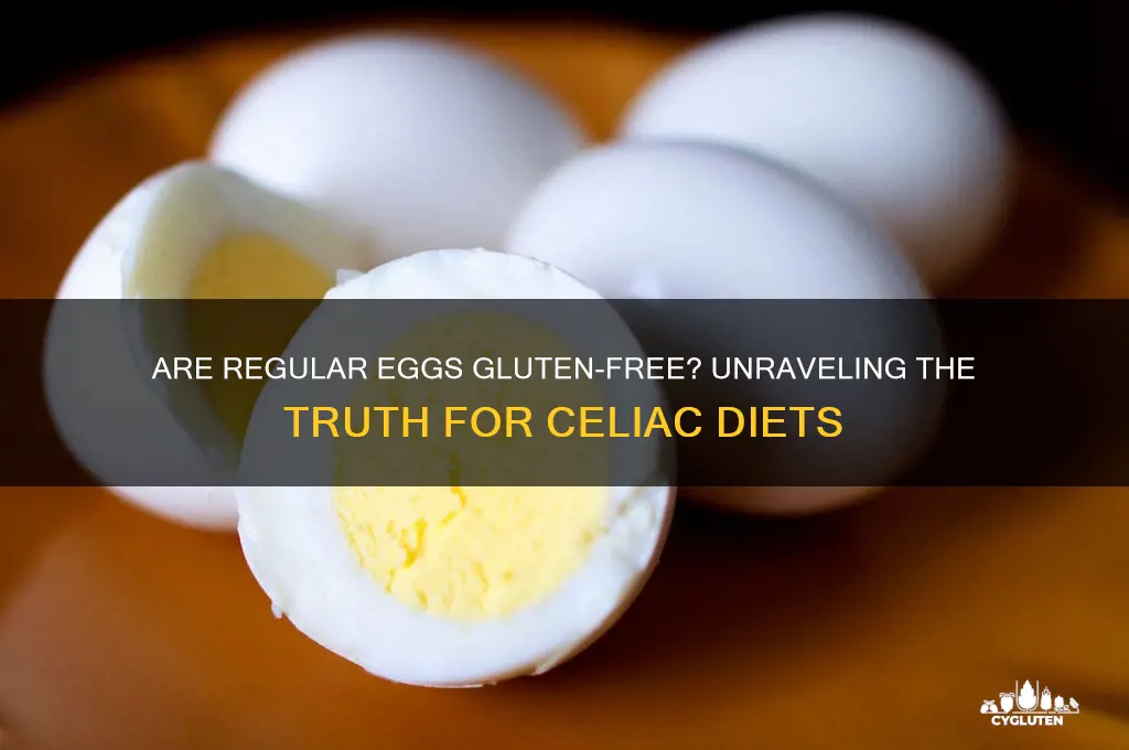 are normal eggs gluten free
