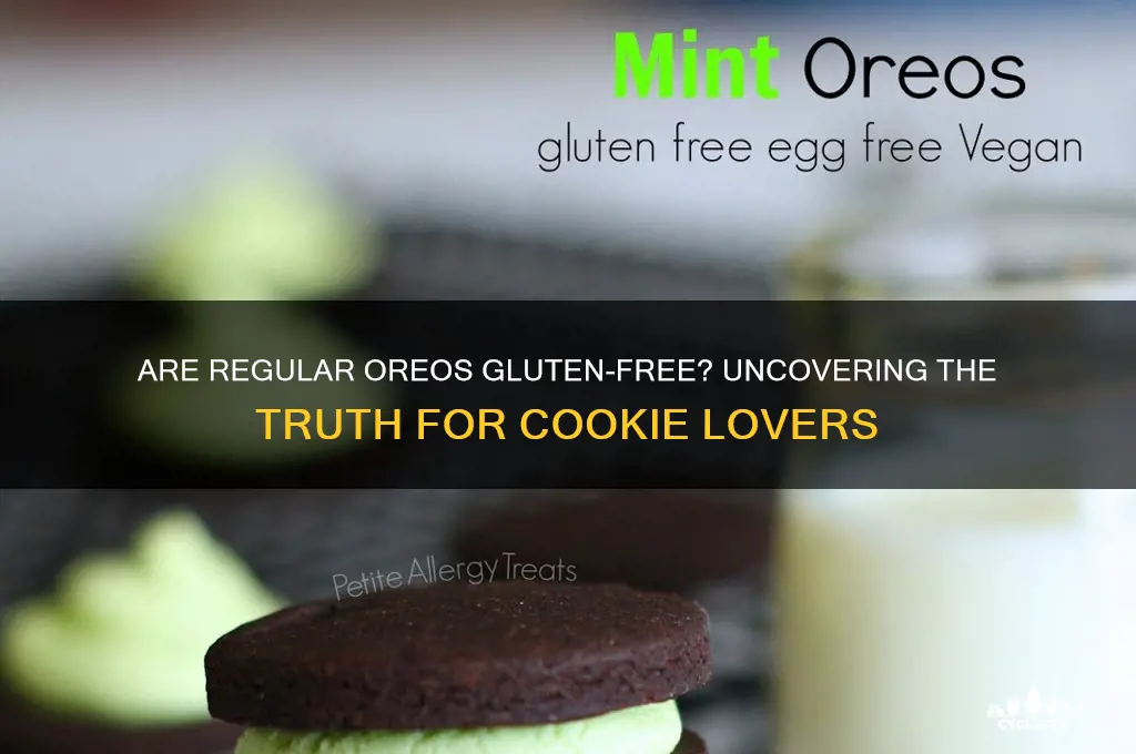 are normal oreos gluten free