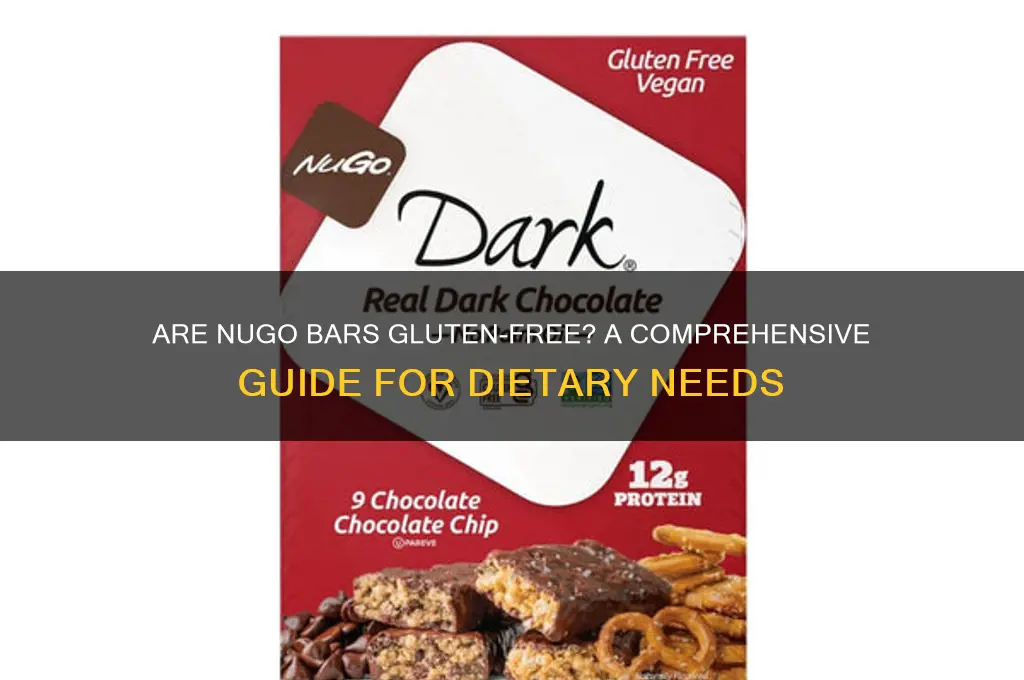 are nugo bars gluten free