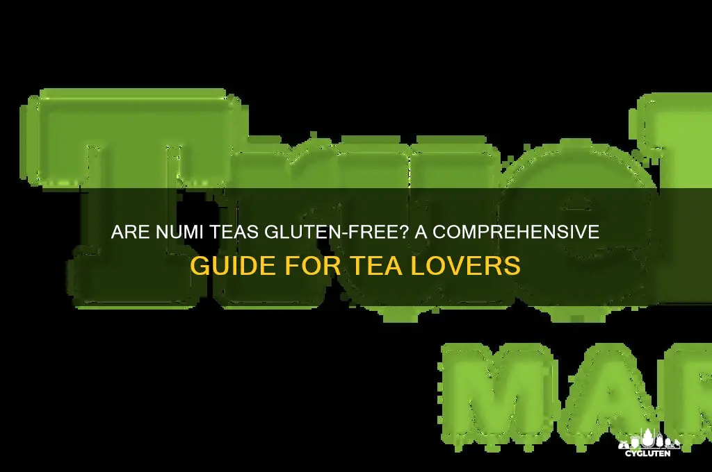 are numi teas gluten free