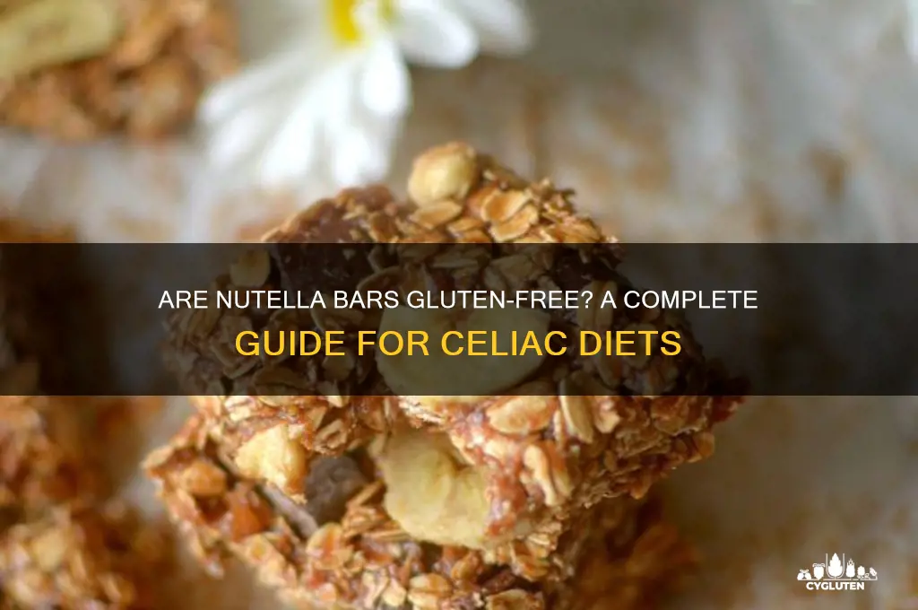 are nutella bars gluten free