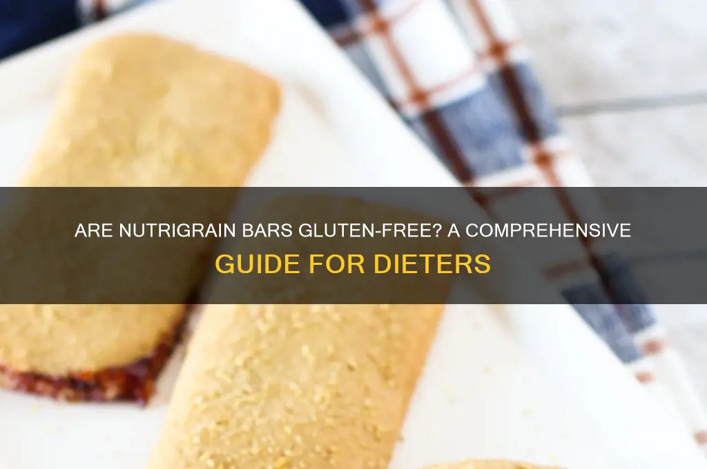 are nutrigrain bars gluten free