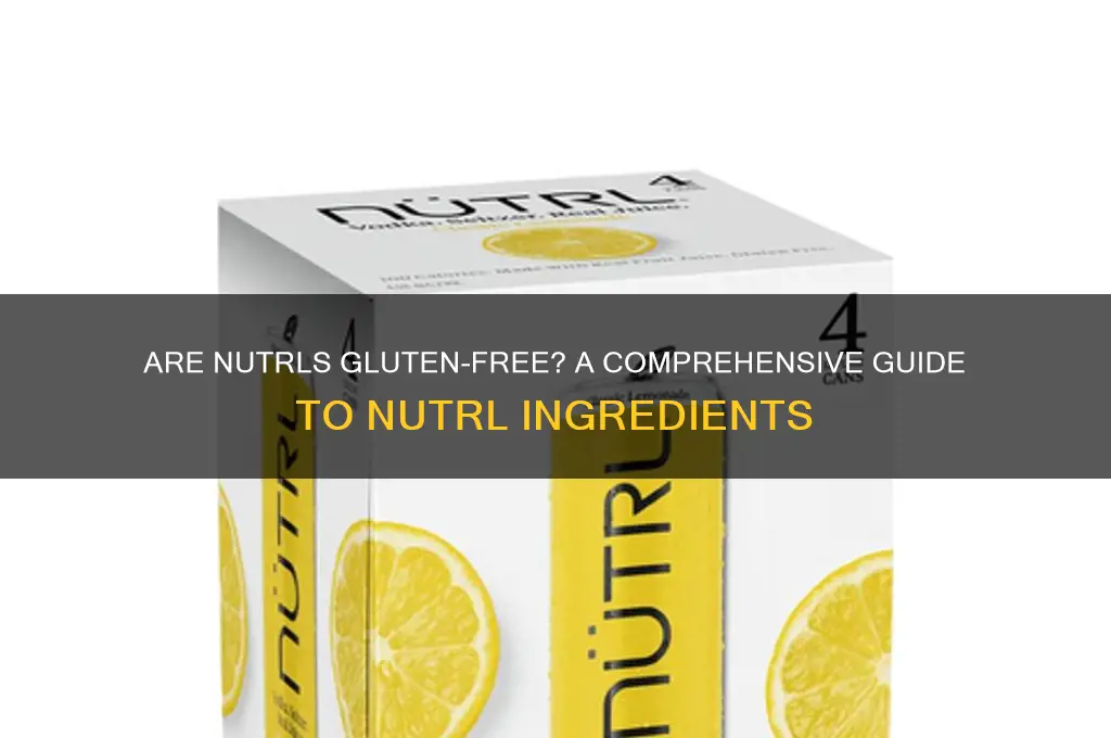 are nutrls gluten free