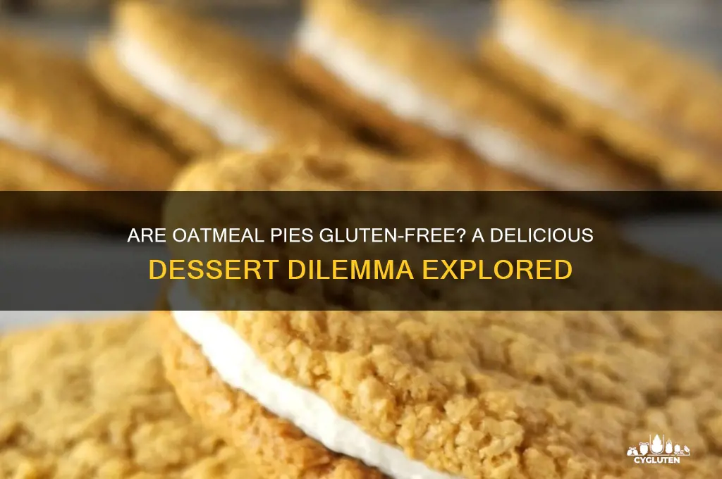 are oatmeal pies gluten free