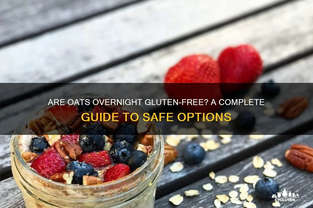 are oats overnight gluten free