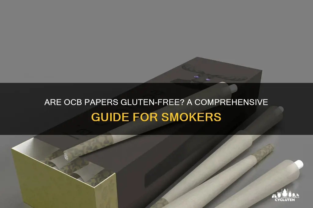 are ocb papers gluten free