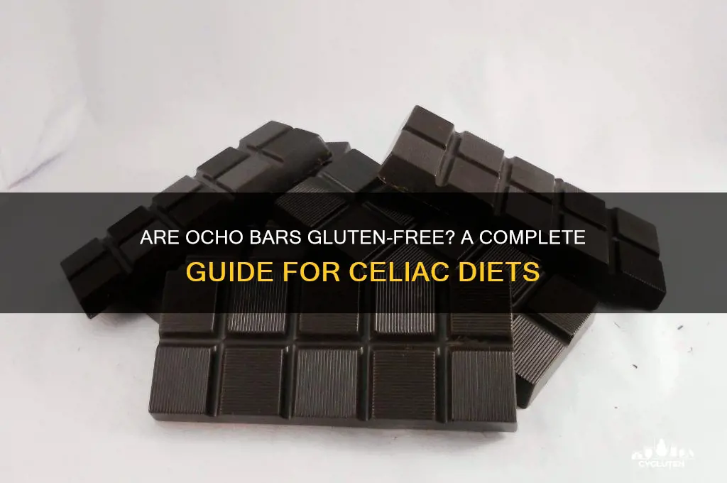are ocho bars gluten free