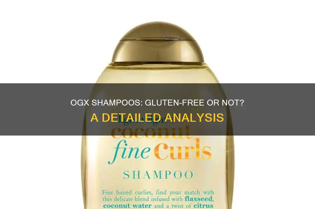 are ogx shampoos gluten free