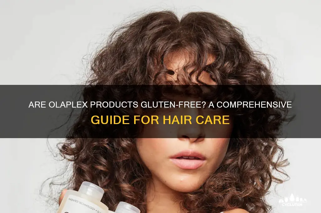 are olaplex products gluten free