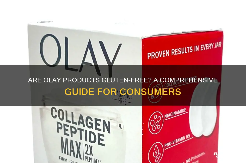 are olay products gluten free