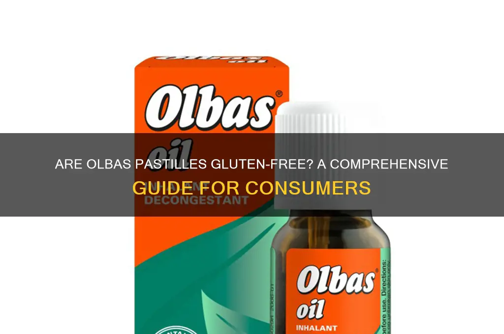 are olbas pastilles gluten free