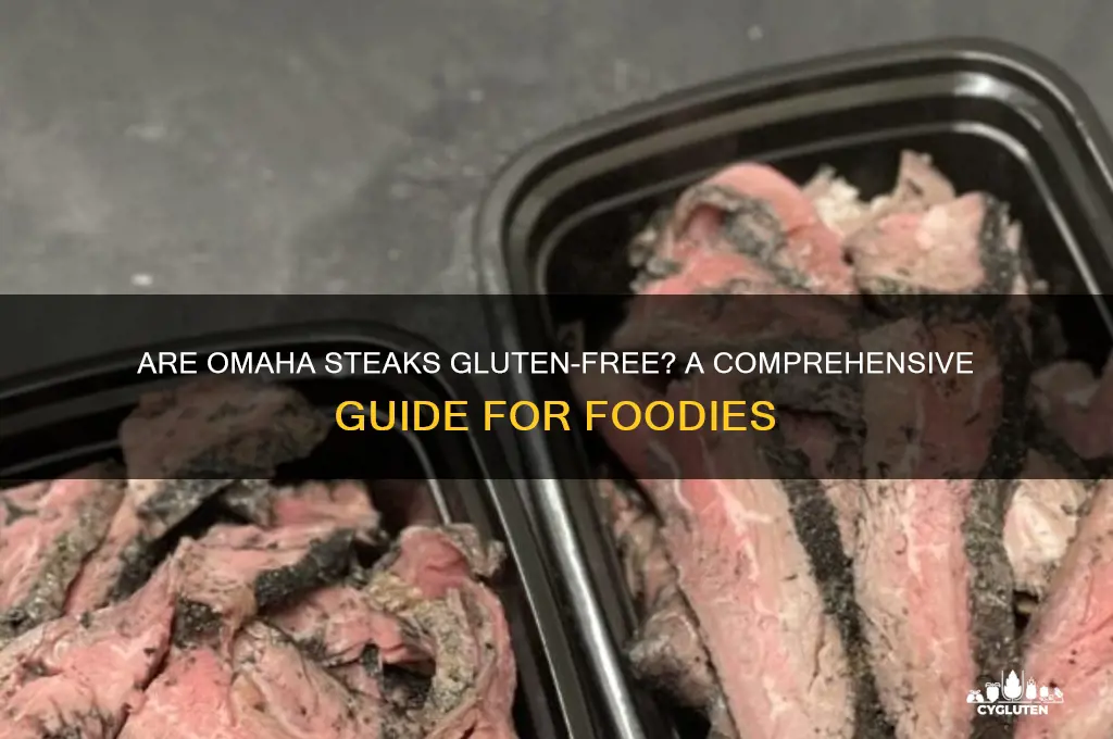 are omaha steaks gluten free
