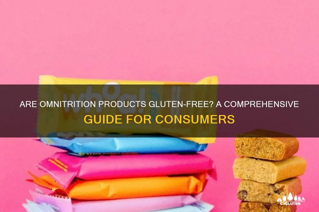 are omnitrition products gluten free