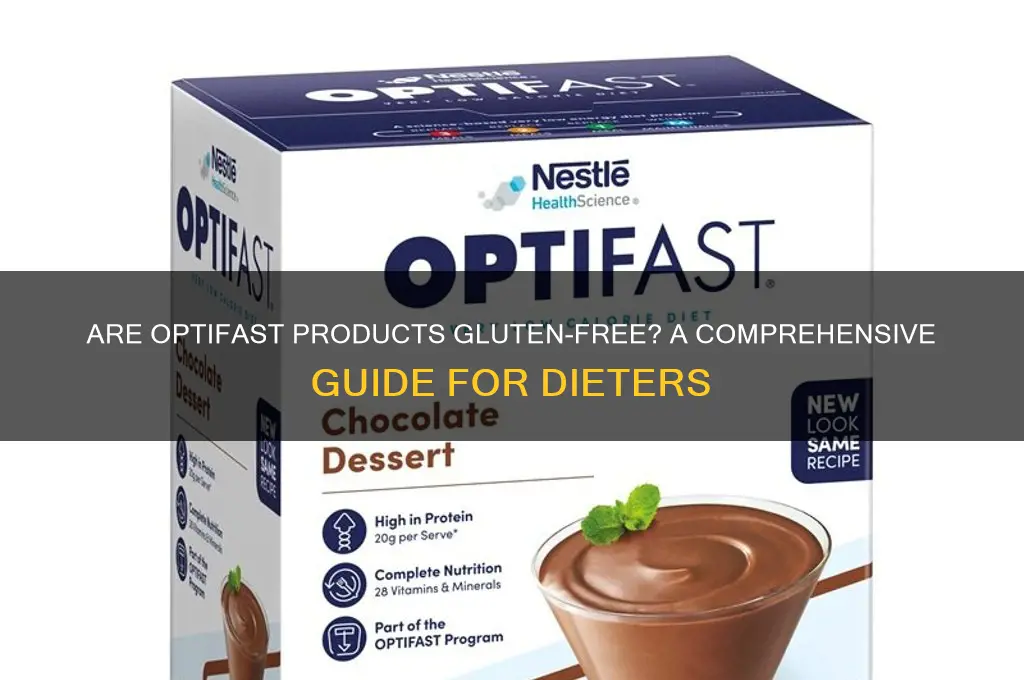 are optifast products gluten free