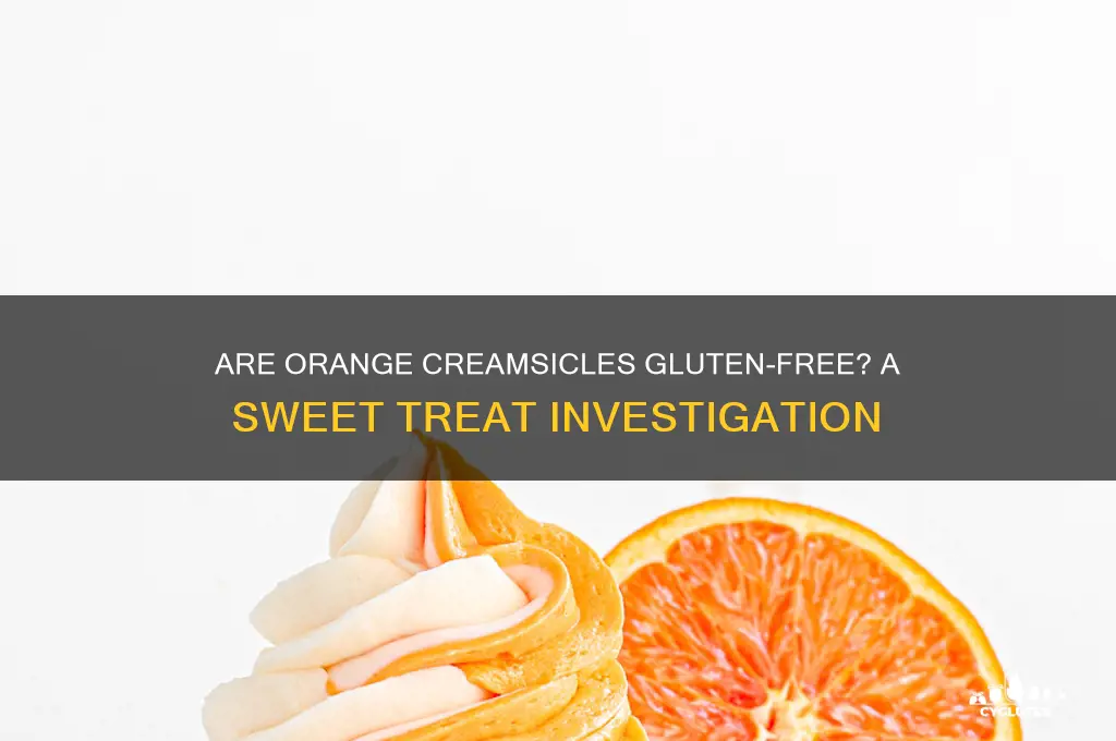 are orange creamsicles gluten free