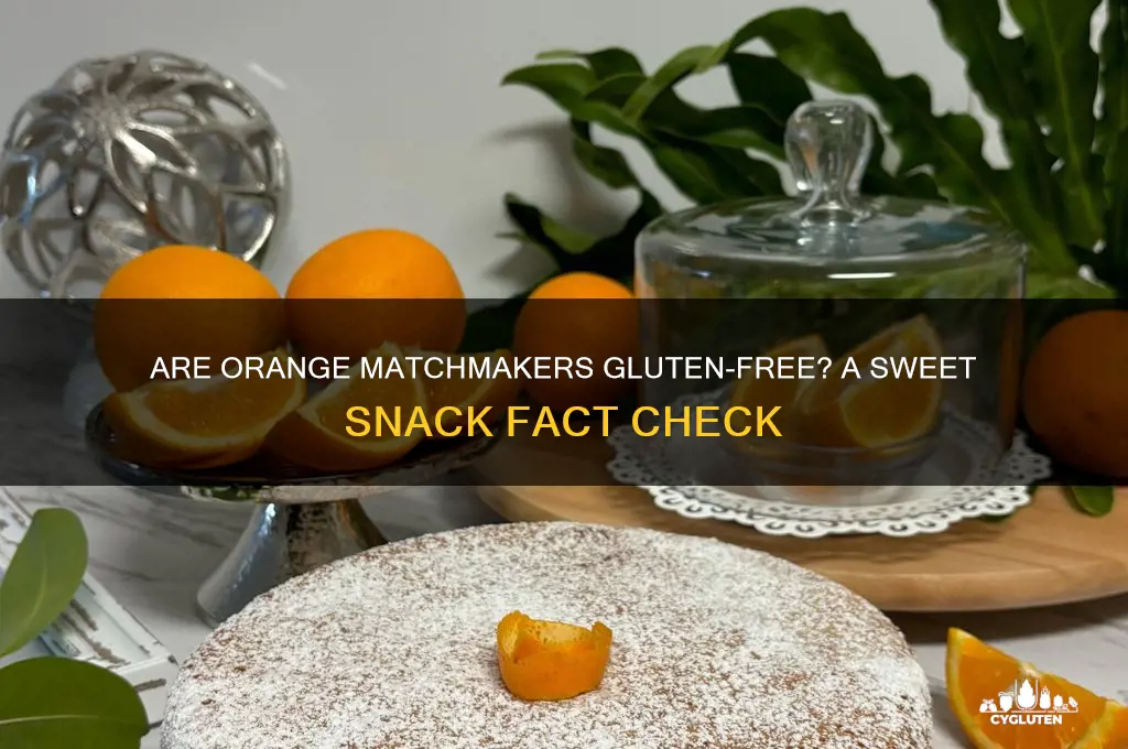are orange matchmakers gluten free