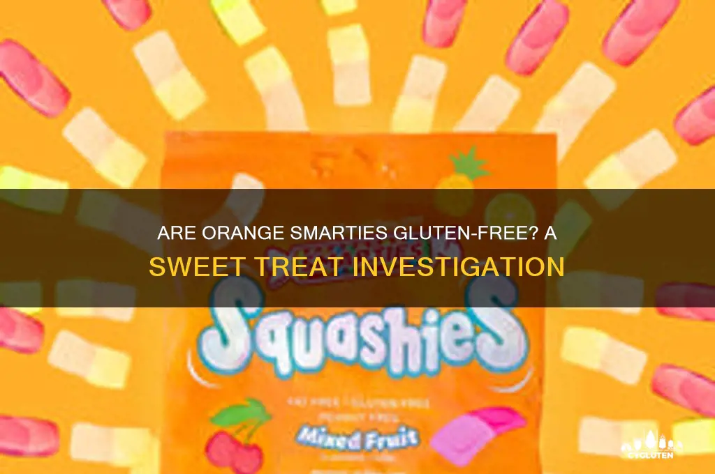 are orange smarties gluten free