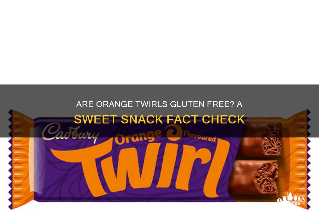 are orange twirls gluten free