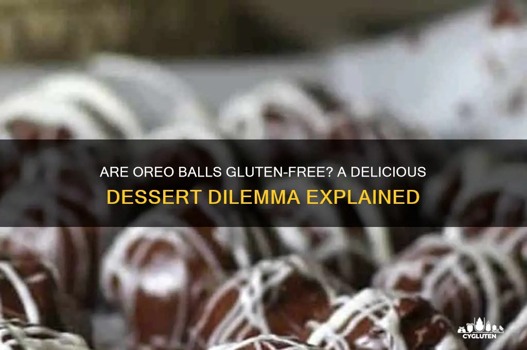 are oreo balls gluten free