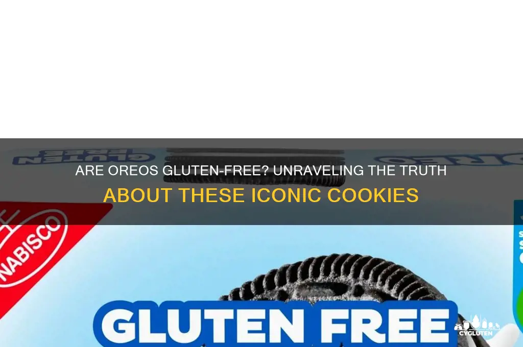 are oreo cookies gluten-free