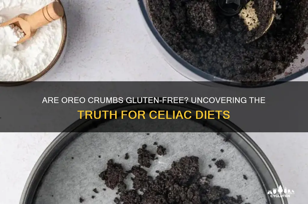are oreo crumbs gluten free