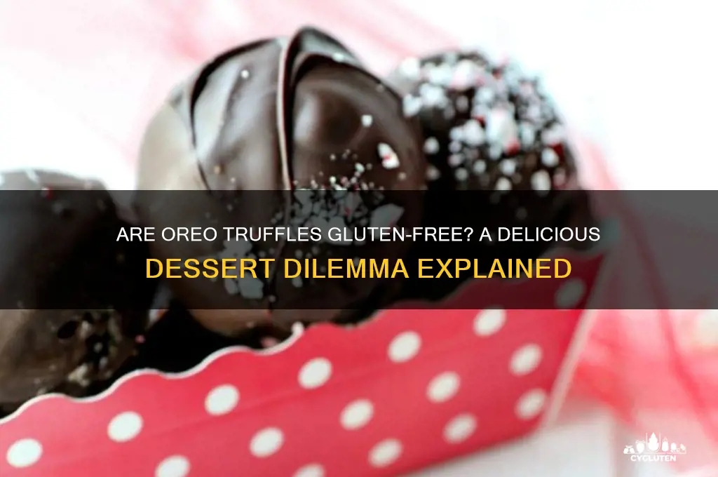 are oreo truffles gluten free