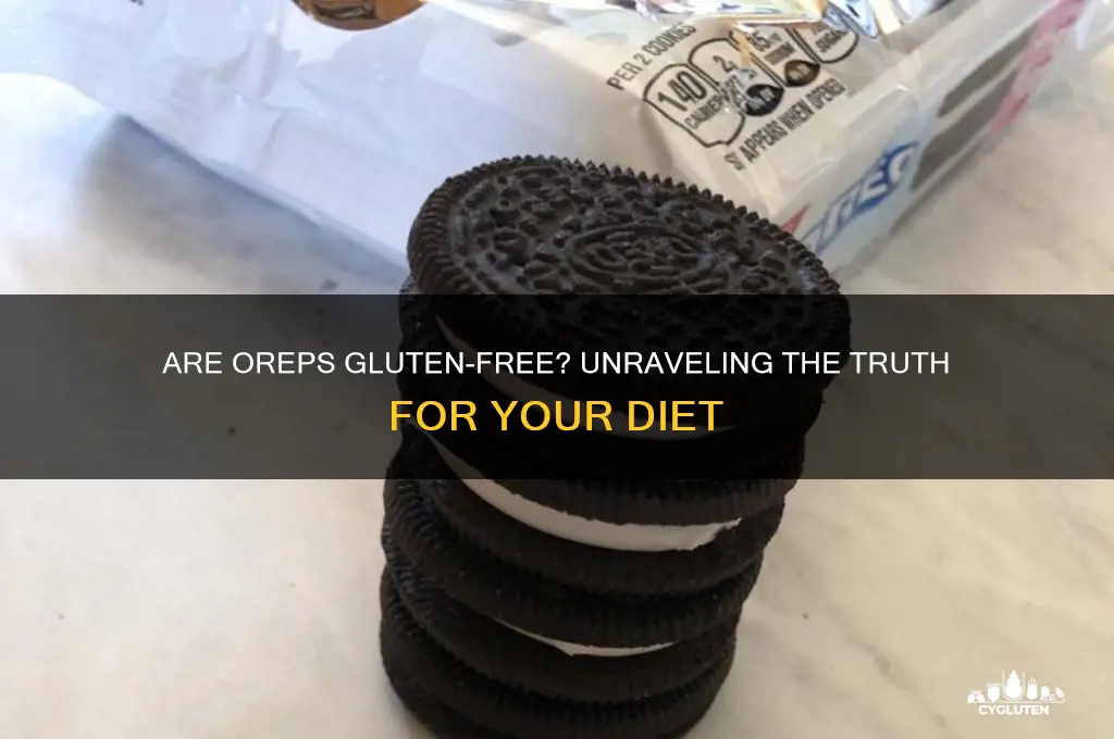 are oreps gluten free