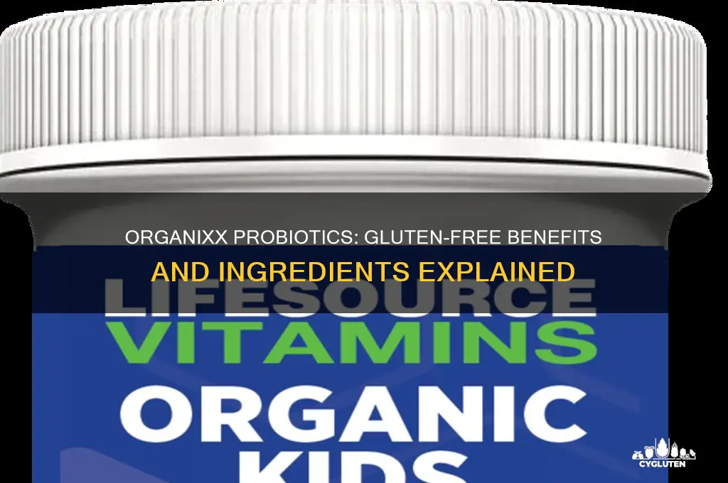 are organixx probiotics gluten free